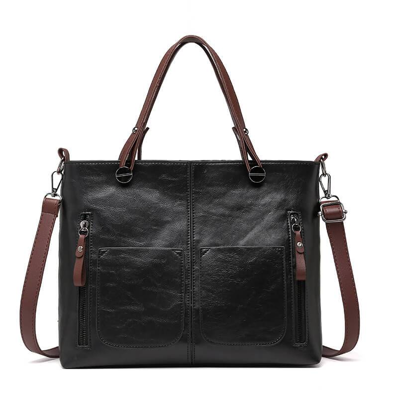 Ladies vintage leather shoulder bag – querrj